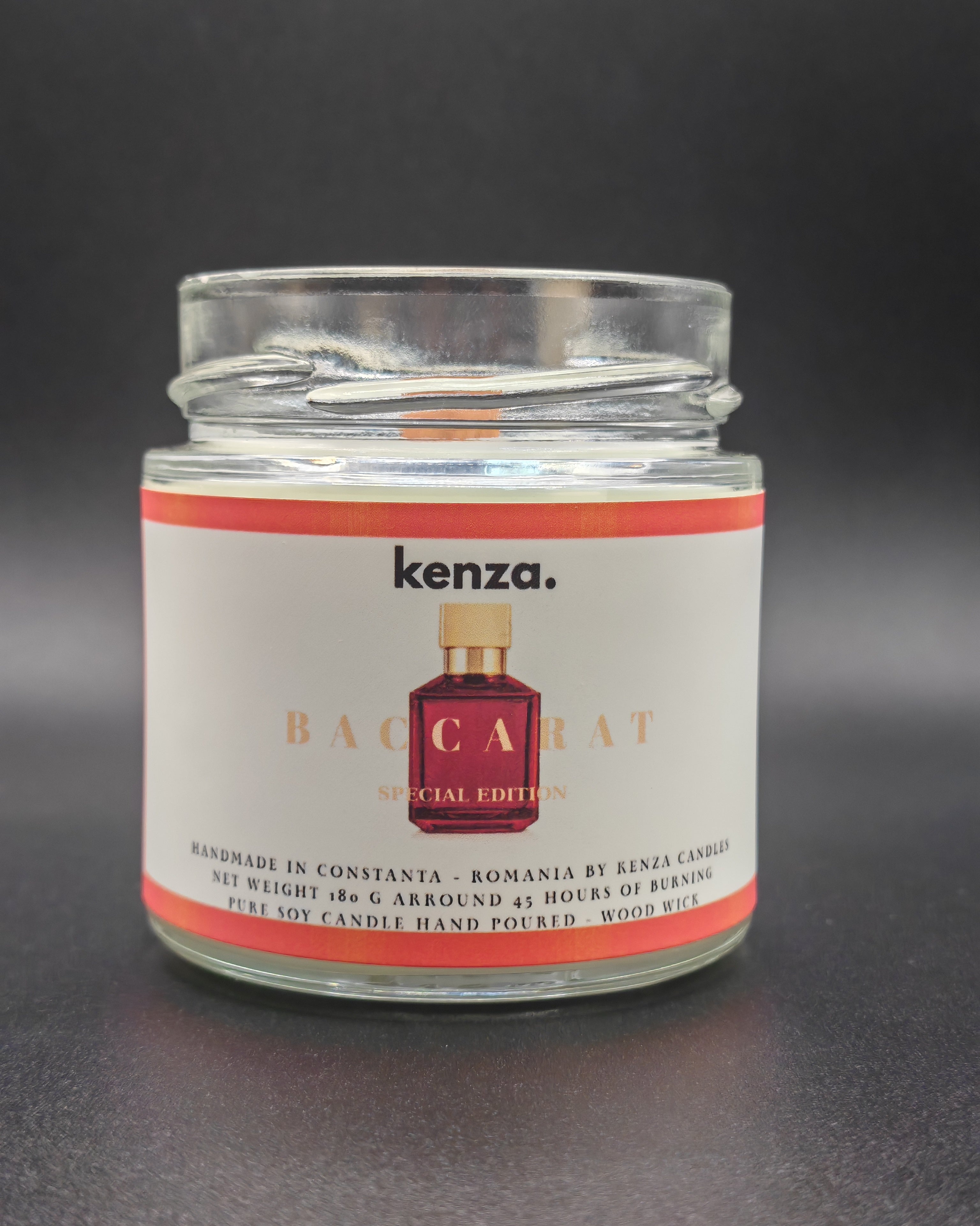 Lumânare BACCARAT/180g - Grapefruit, Bergamotă, Ambră – kenzacandles