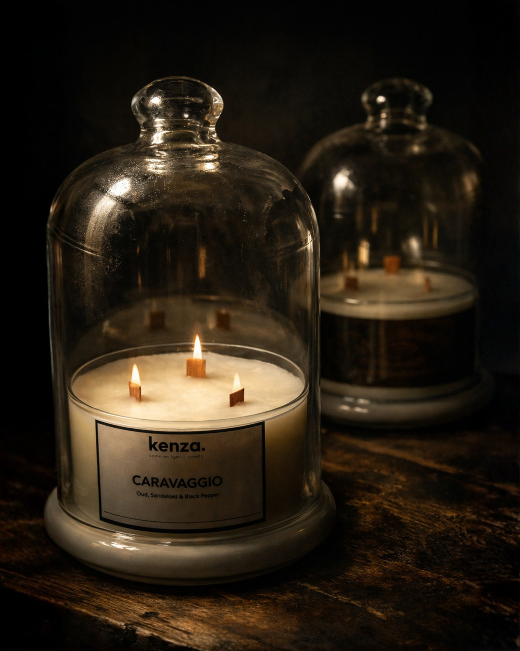 Lumânare CARAVAGGIO - The Calling of Saint Matthew/400g Ediție Limitată - Piper Negru, Santal, Vanilie