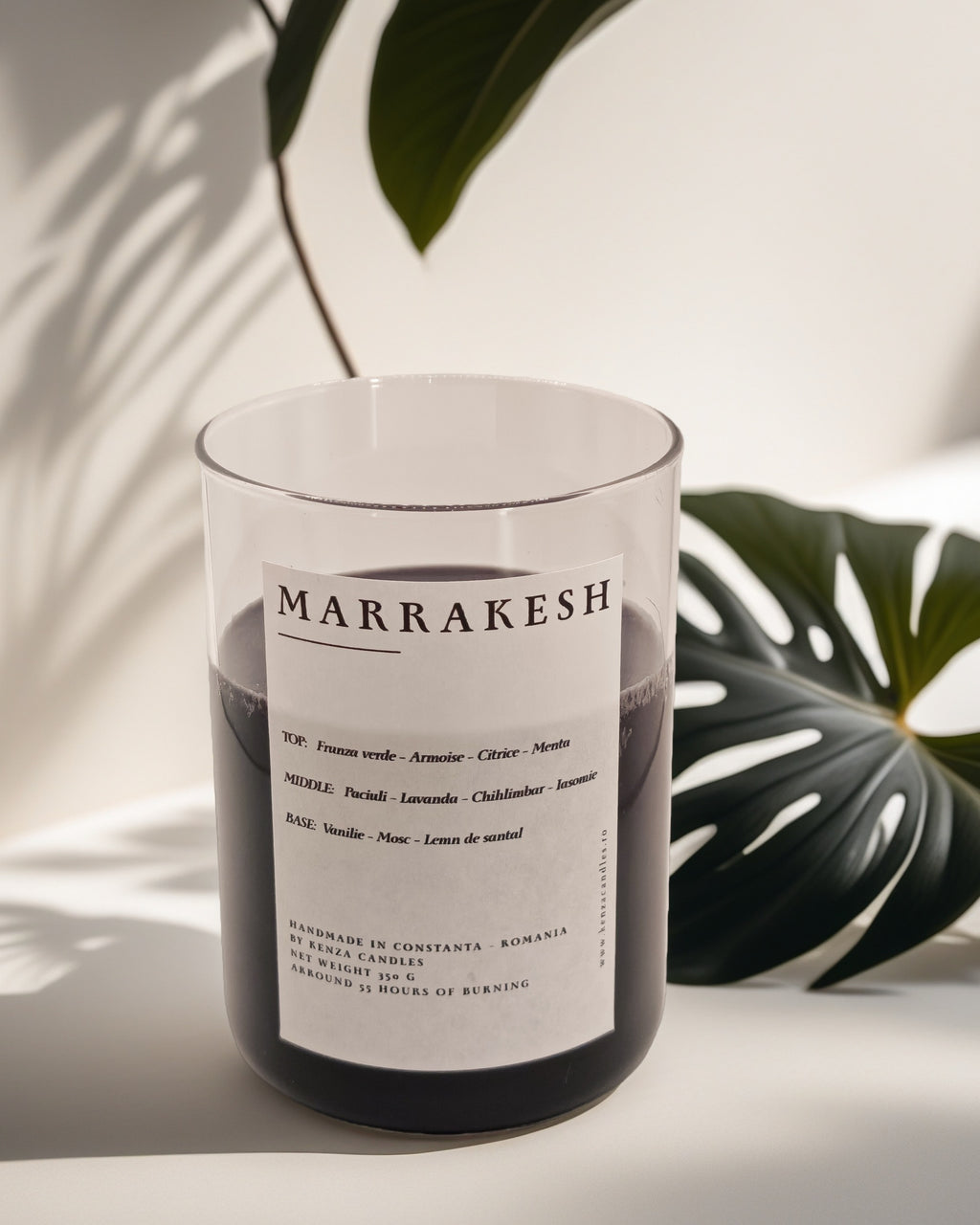 Lumânare MARRAKESH/350g - Menta, Lavandă, Mosc