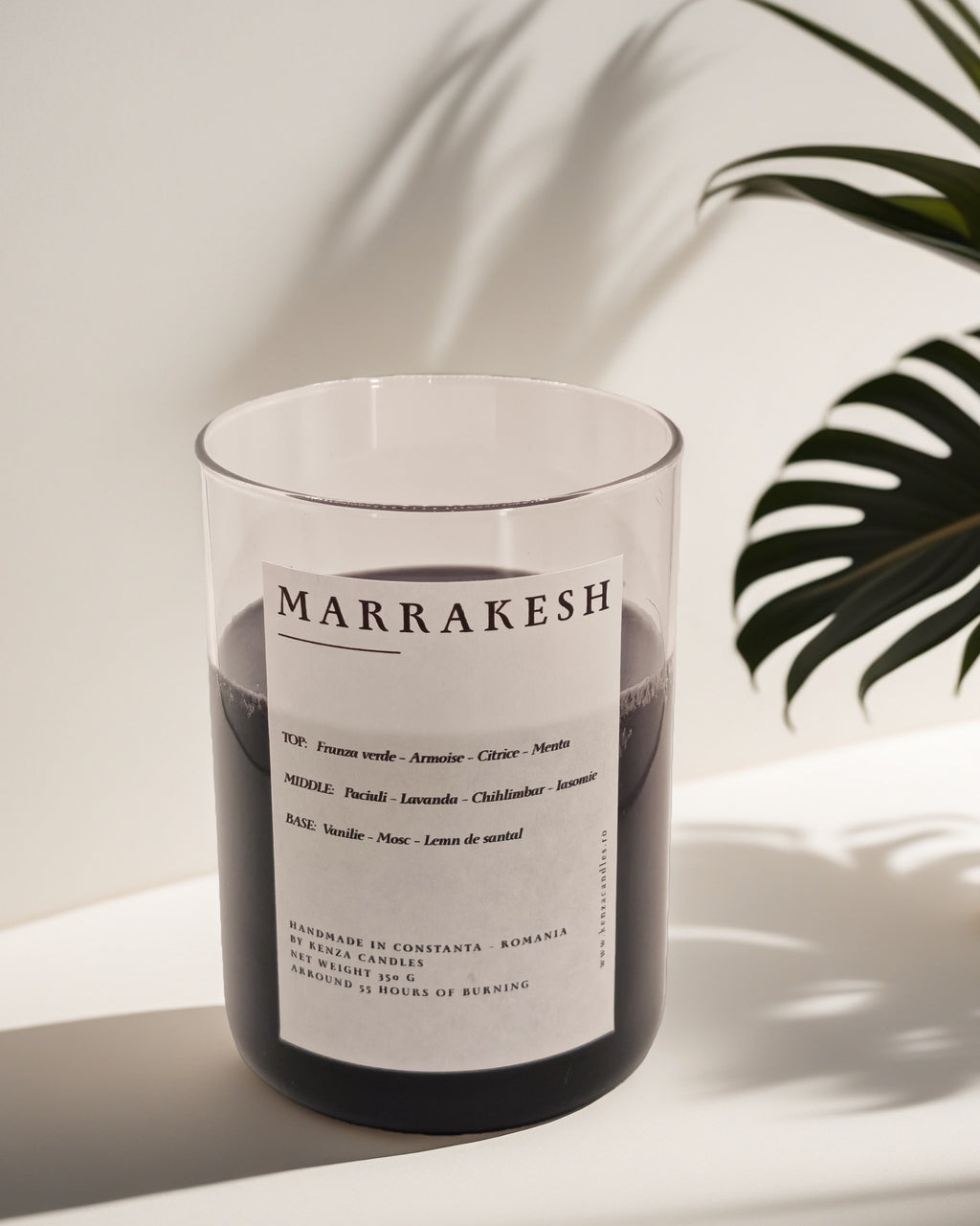 Lumânare MARRAKESH/350g - Menta, Lavandă, Mosc