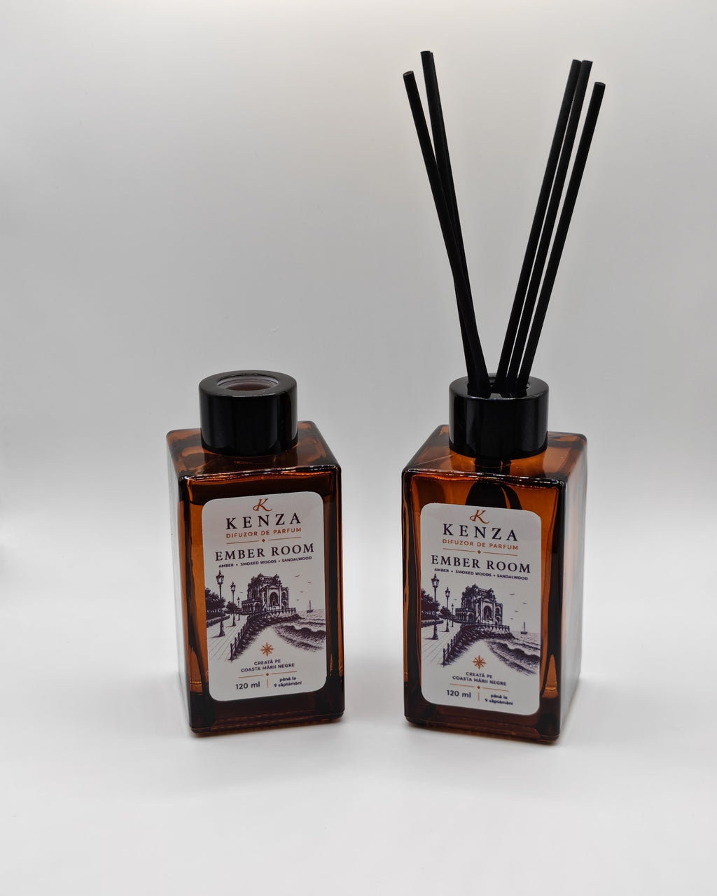 Difuzor de cameră EMBER ROOM/120 ml - Lemn de cedru, Iasomie, Portocală