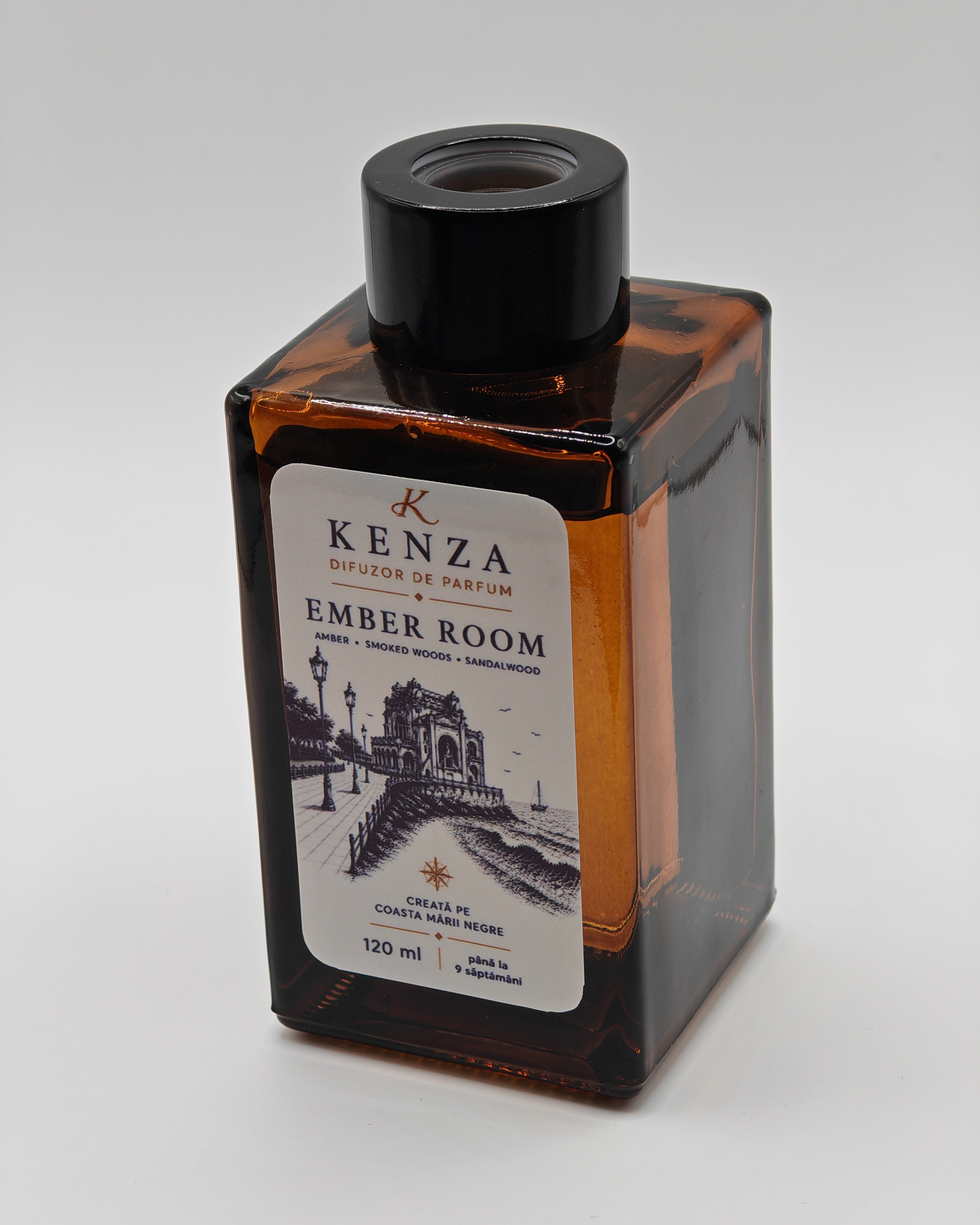 Difuzor de cameră EMBER ROOM/120 ml - Lemn de cedru, Iasomie, Portocală