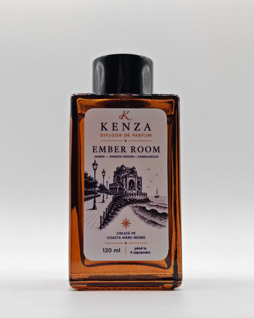 Difuzor de cameră EMBER ROOM/120 ml - Lemn de cedru, Iasomie, Portocală
