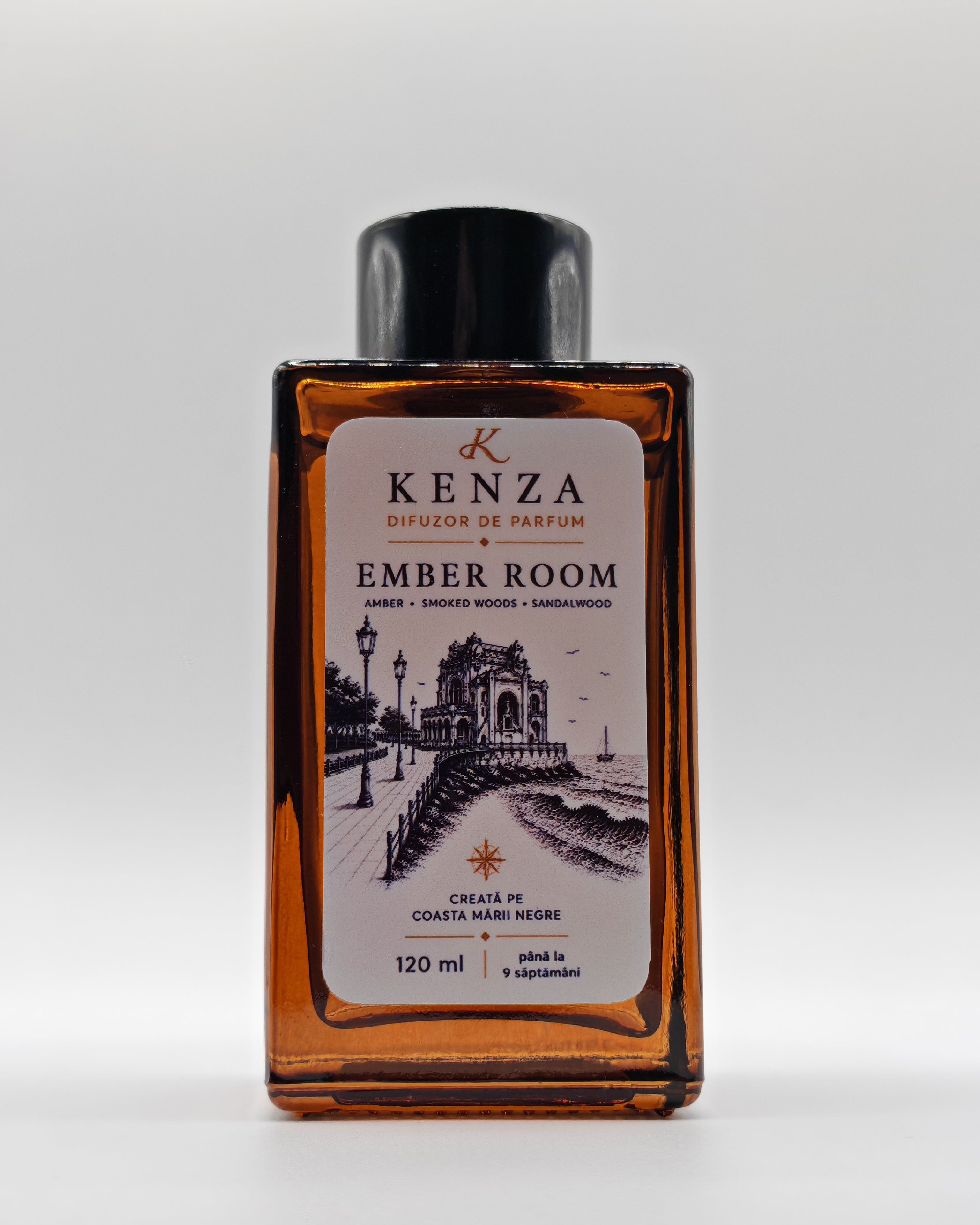 Difuzor de cameră EMBER ROOM/120 ml - Lemn de cedru, Iasomie, Portocală