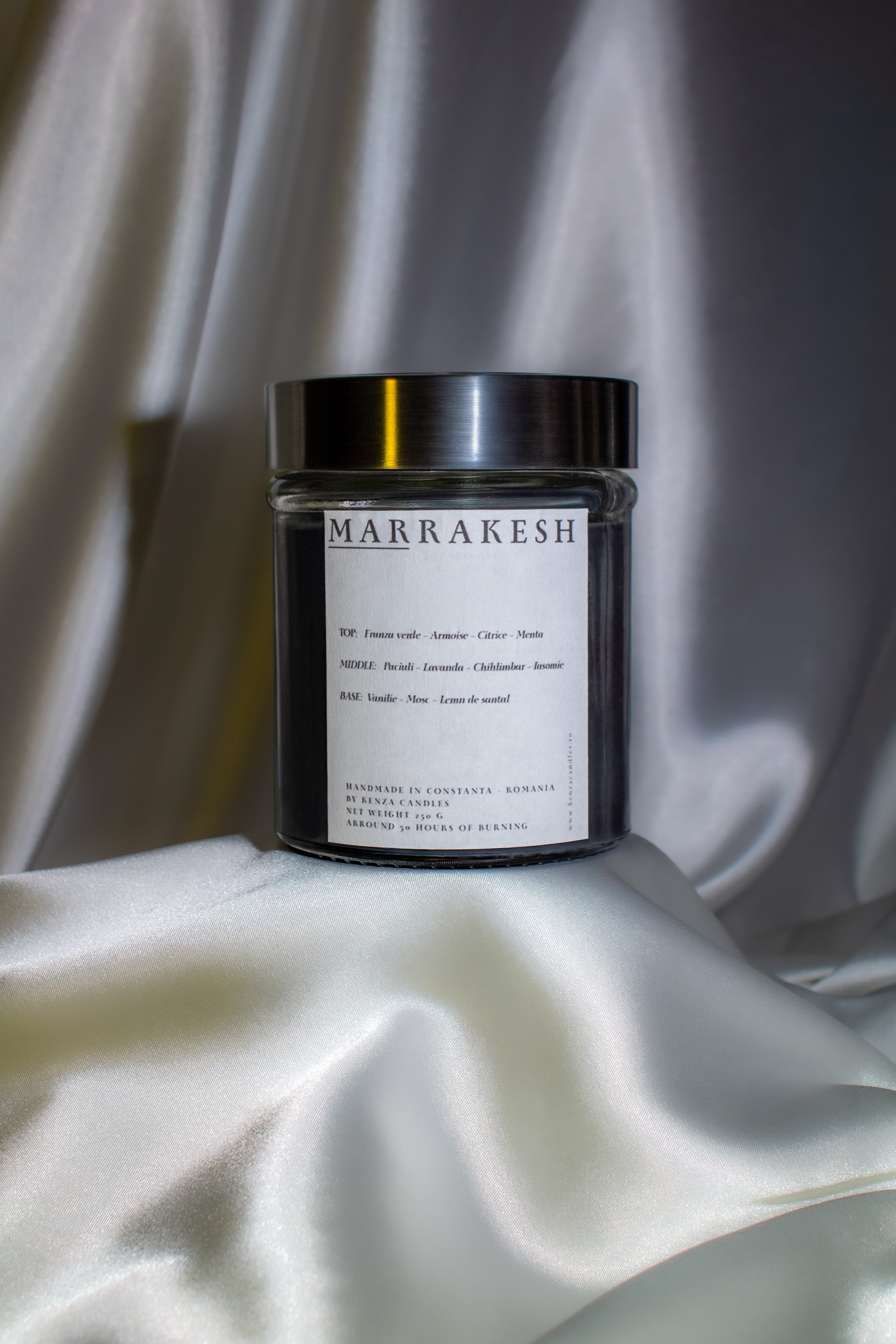 Lumânare MARRAKESH/250g - Menta, Lavandă, Mosc