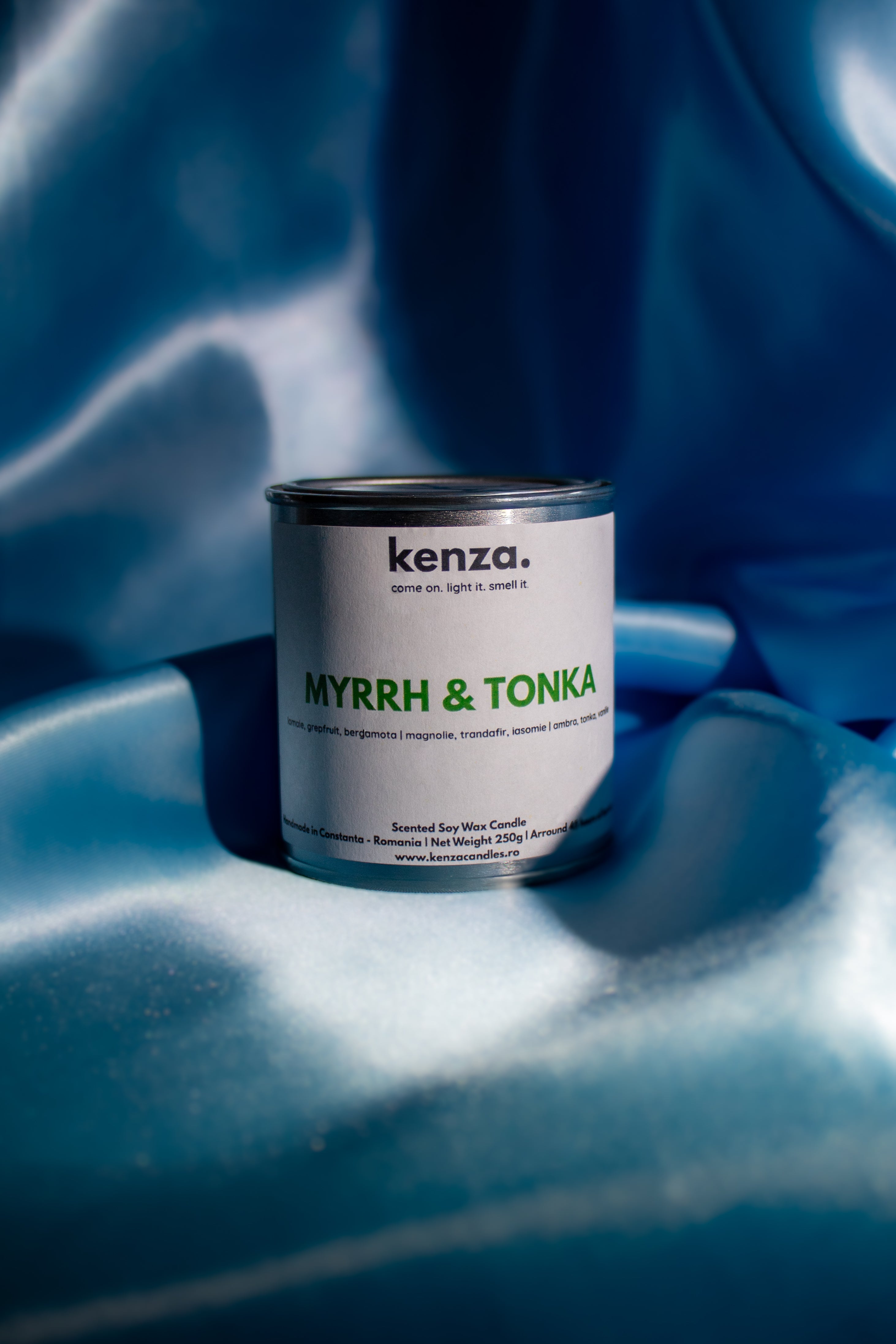 Lumânare MYRRH & TONKA/250g - Smirnă, Bergamotă, Tonka