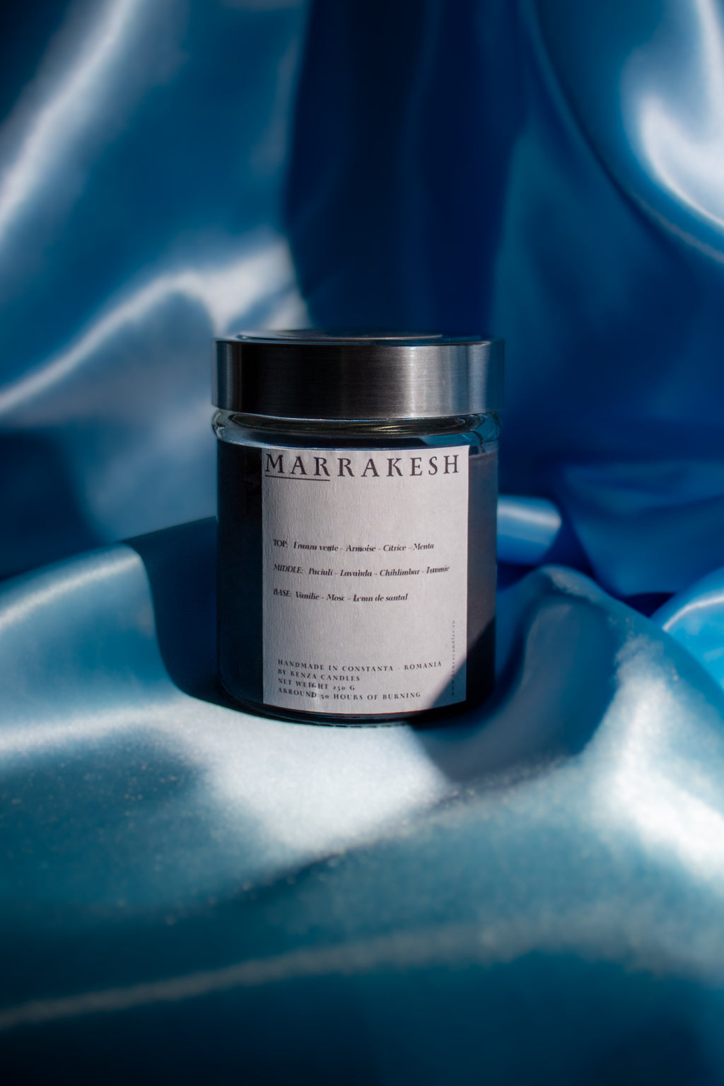 Lumânare MARRAKESH/250g - Menta, Lavandă, Mosc