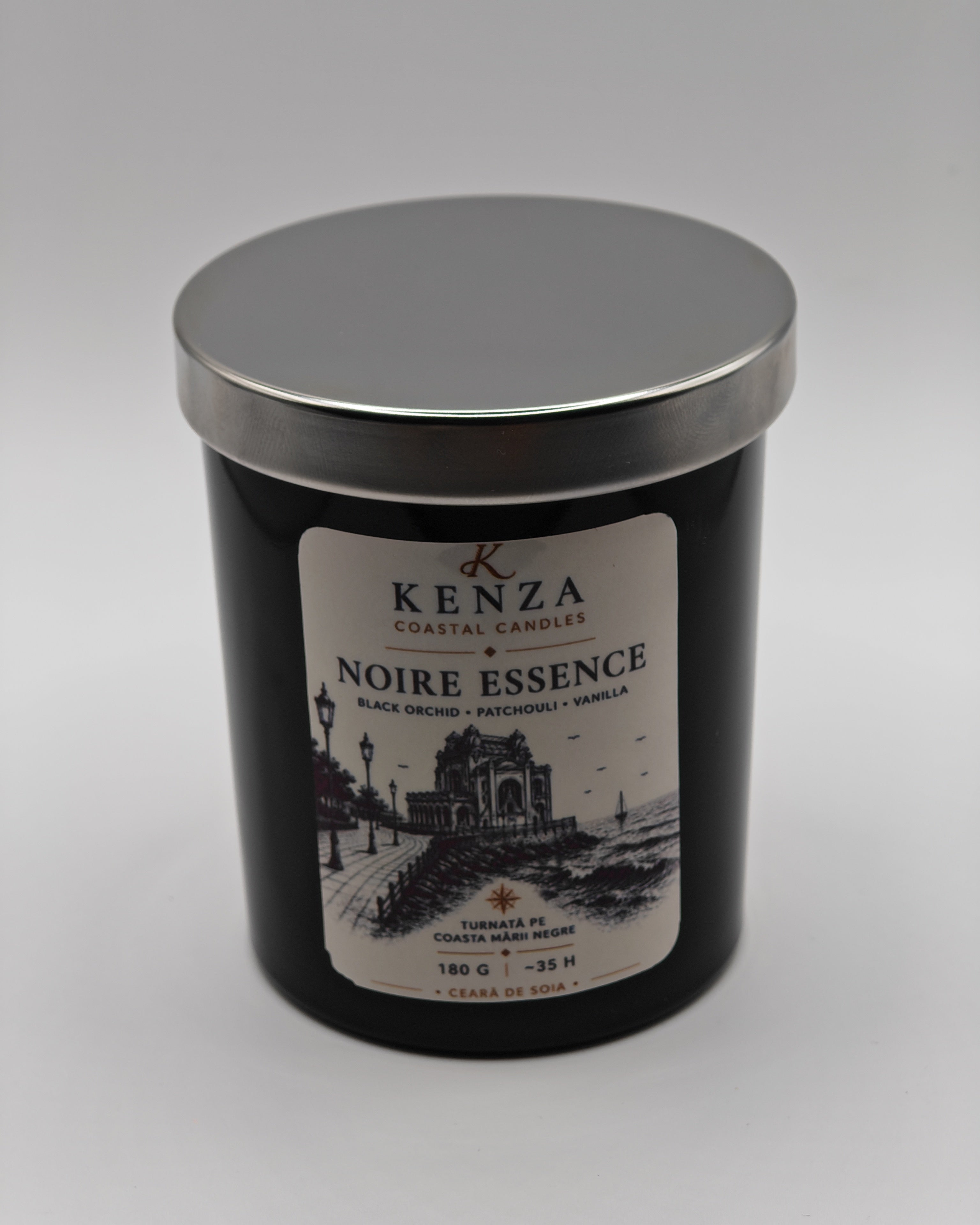 Lumânare NOIRE ESSENCE/180g - Orhidee neagră, Patchouli, Vanilie