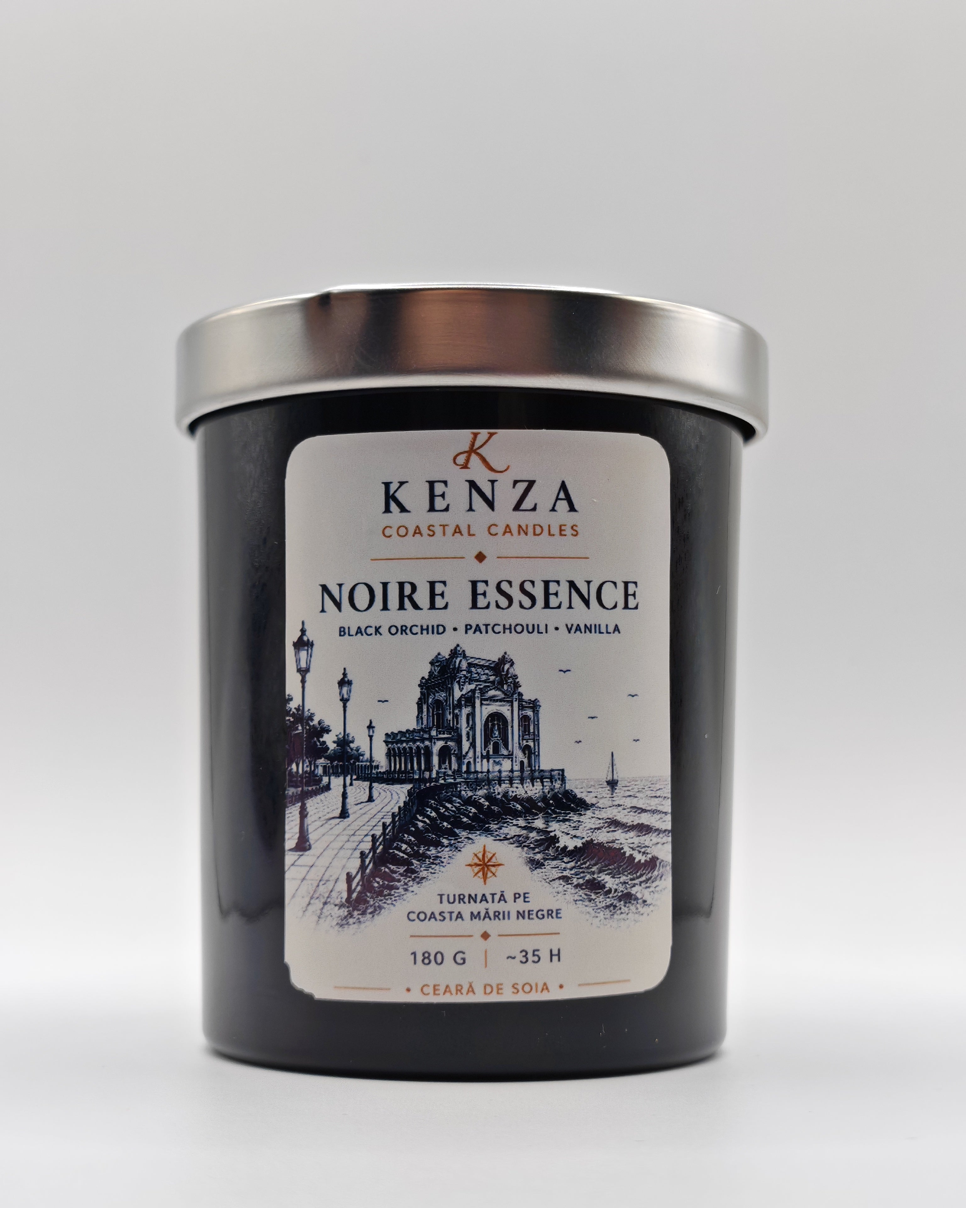 Lumânare NOIRE ESSENCE/180g - Orhidee neagră, Patchouli, Vanilie