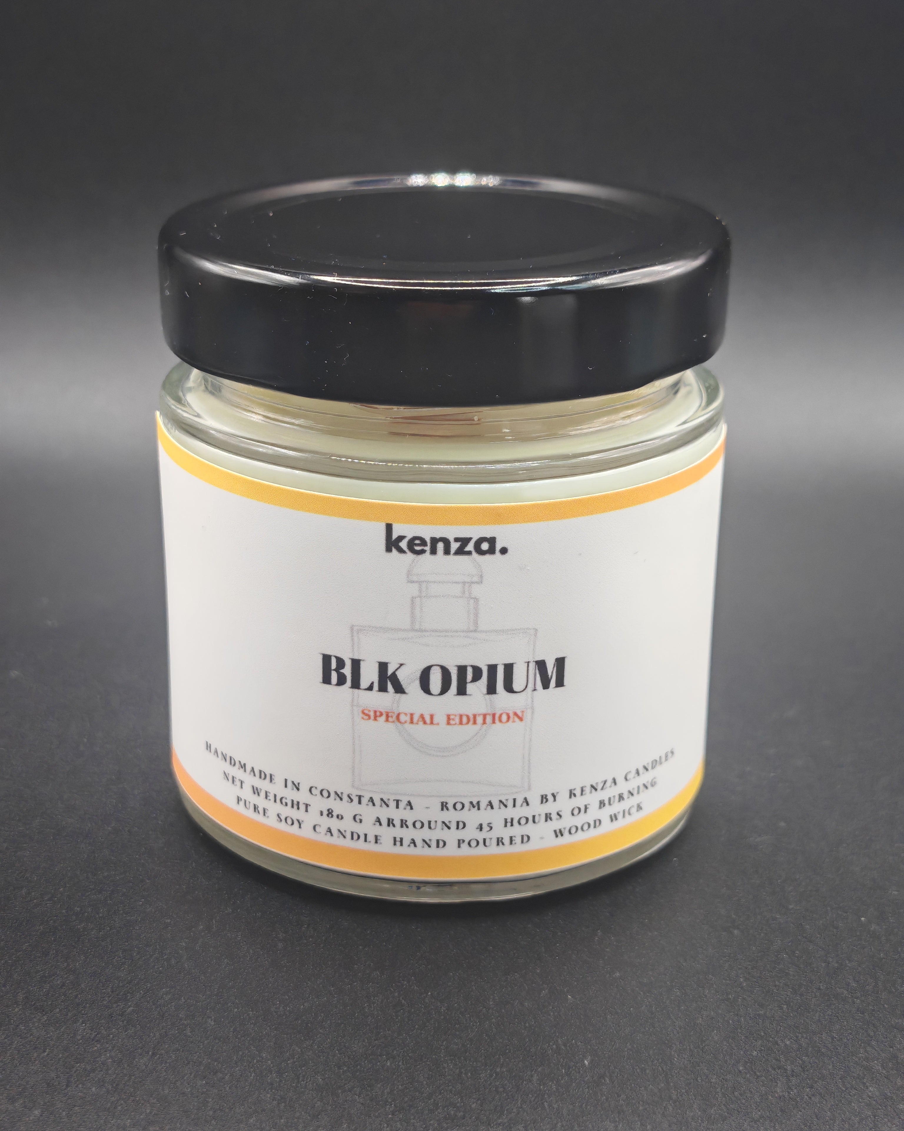 lumanare kenza BLK OPIUM 180g colectia primavara vara