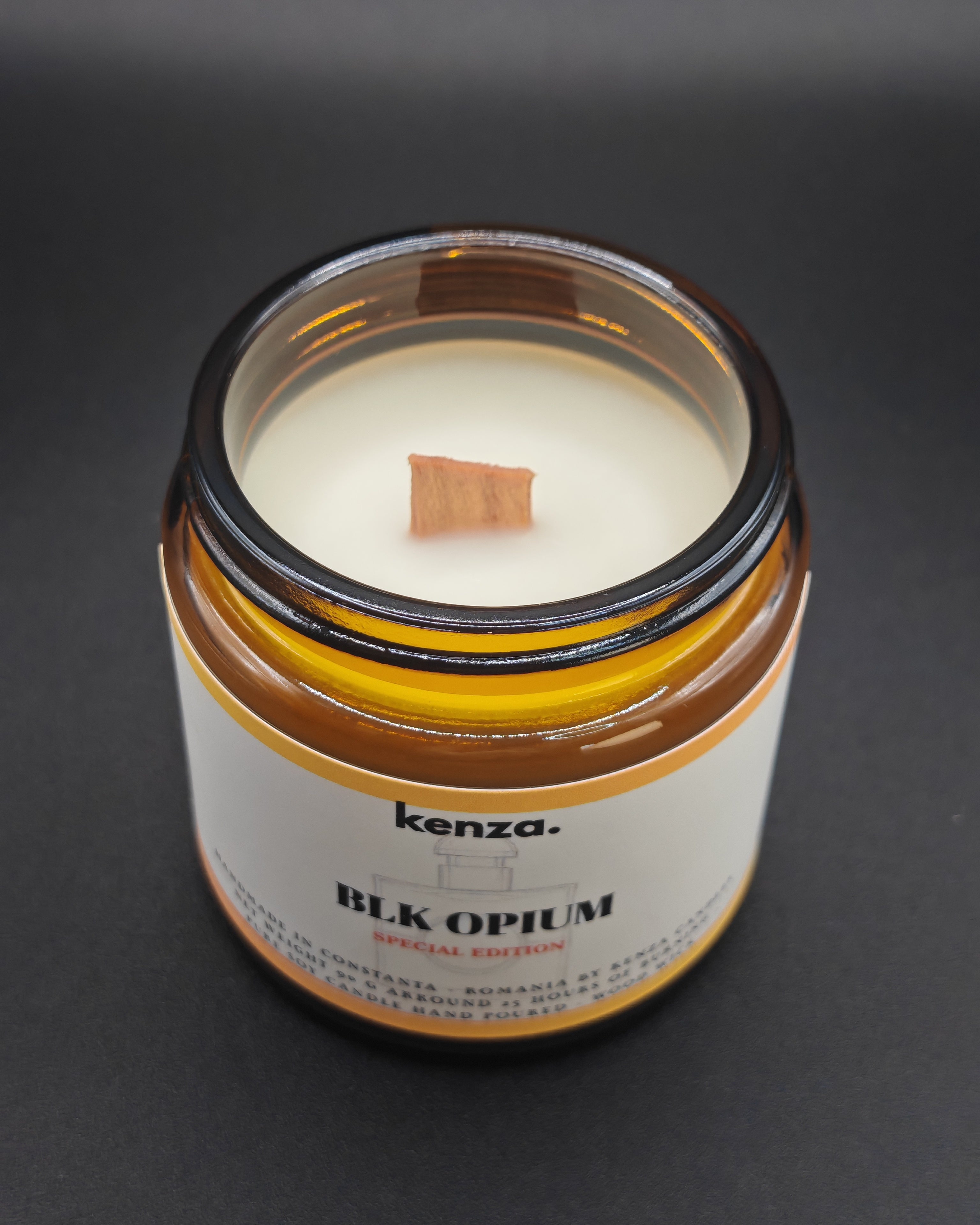 lumanare kenza BLK OPIUM 90g colectia primavara vara