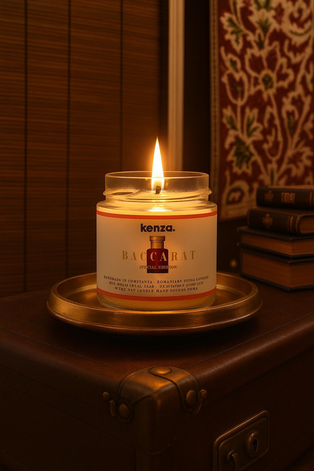 Lumânare BACCARAT/180g - Grapefruit, Bergamotă, Ambră – kenzacandles