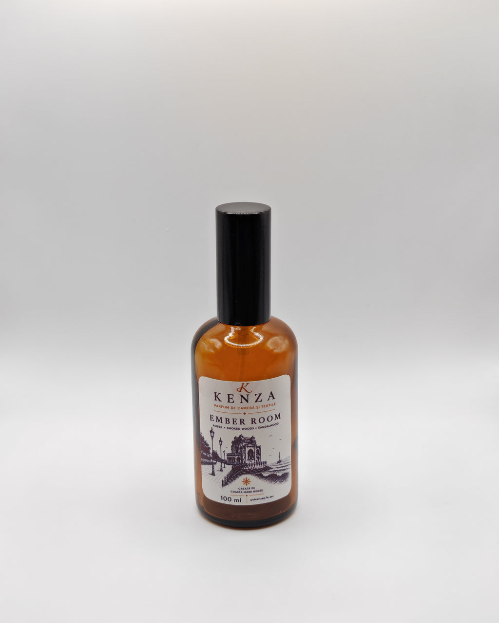 Parfum de cameră și textile EMBER ROOM/100 ml - Lemn de cedru, Iasomie, Portocală