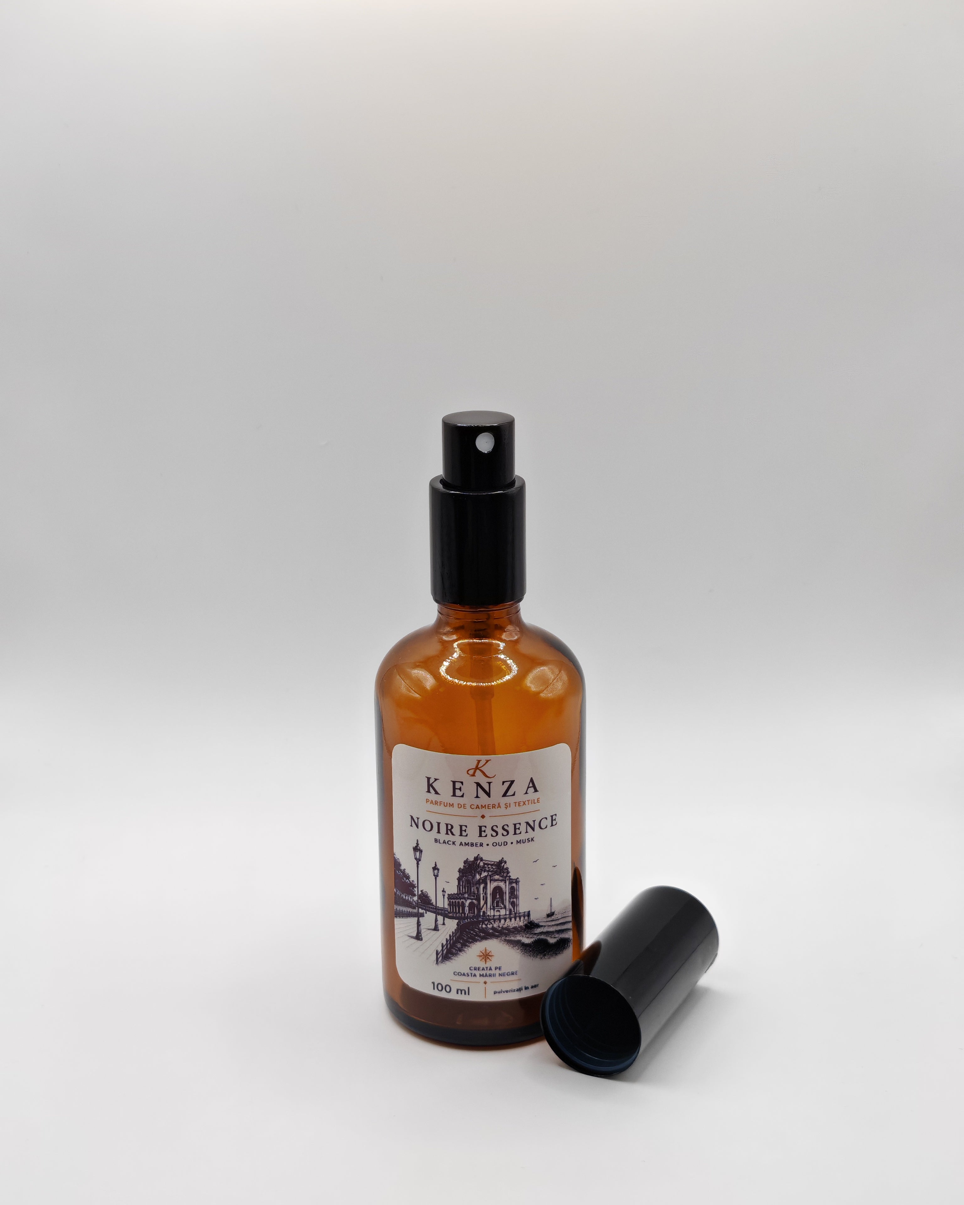 Parfum de cameră și textile NOIRE ESSENCE/100 ml - Lemn de santal, Iasomie, Mosc