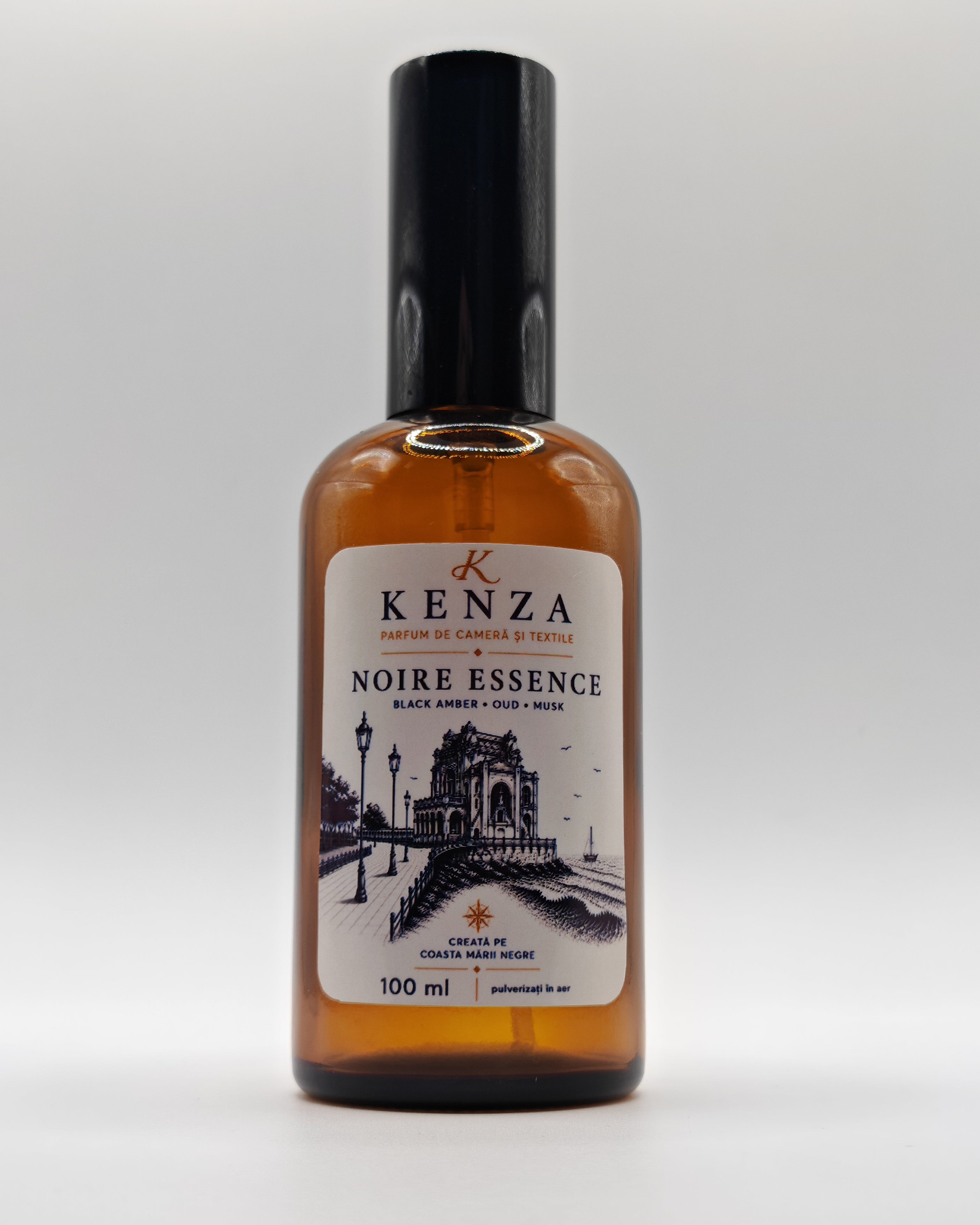 Parfum de cameră și textile NOIRE ESSENCE/100 ml - Lemn de santal, Iasomie, Mosc
